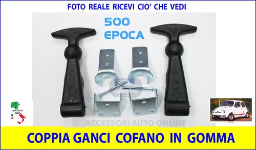 Ganci coppia chiusura cofano - ganci,